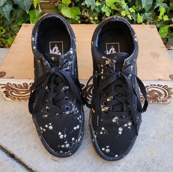 Vans Old Skool Black Floral - Picture 3 of 8